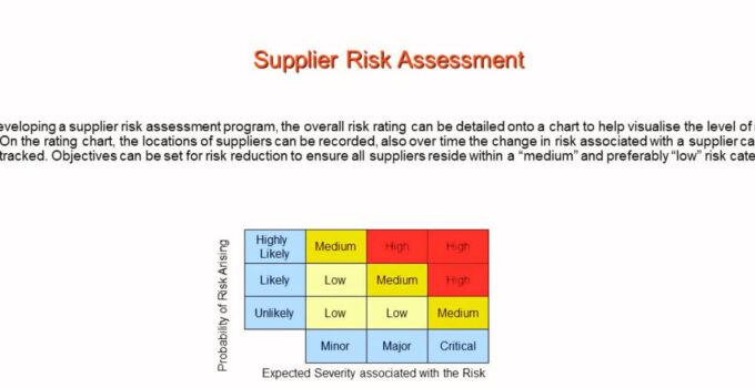 Supplier Risk Analysis 