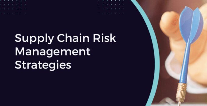 Supply Chain Risk Management Strategies 