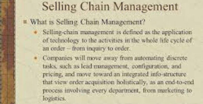 Selling Chain Management 