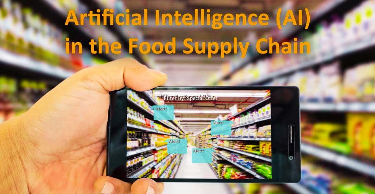 AI in Food Supply Chain Biology Diagrams
